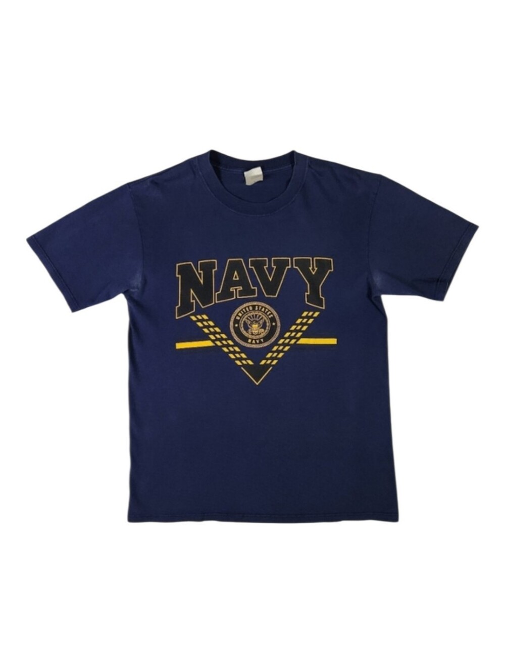 Vintage United States Navy Seal Crest Military T-Shirt Blue Medium Made In USA